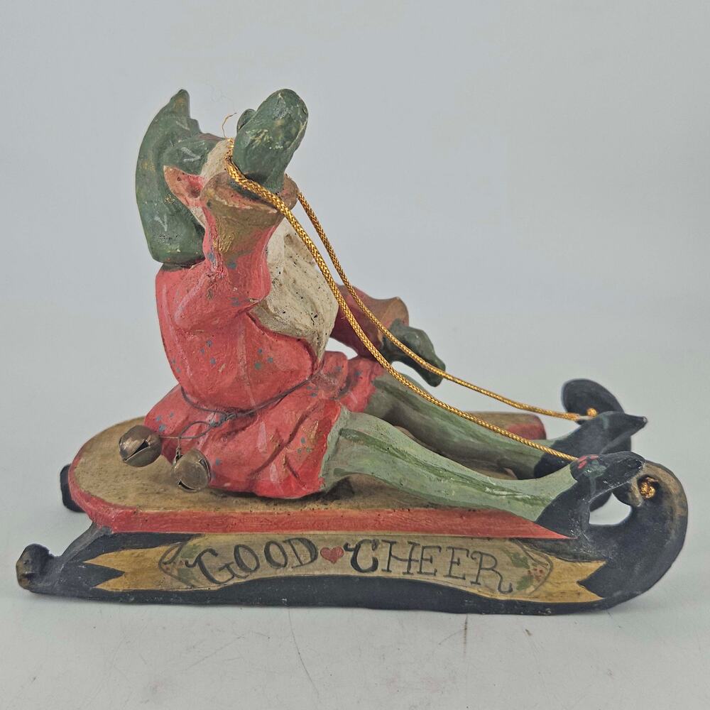 Vintage 1988 House of Hatten Christmas ornament figurine Denise Calla